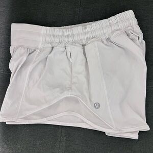 White lululemon shorts